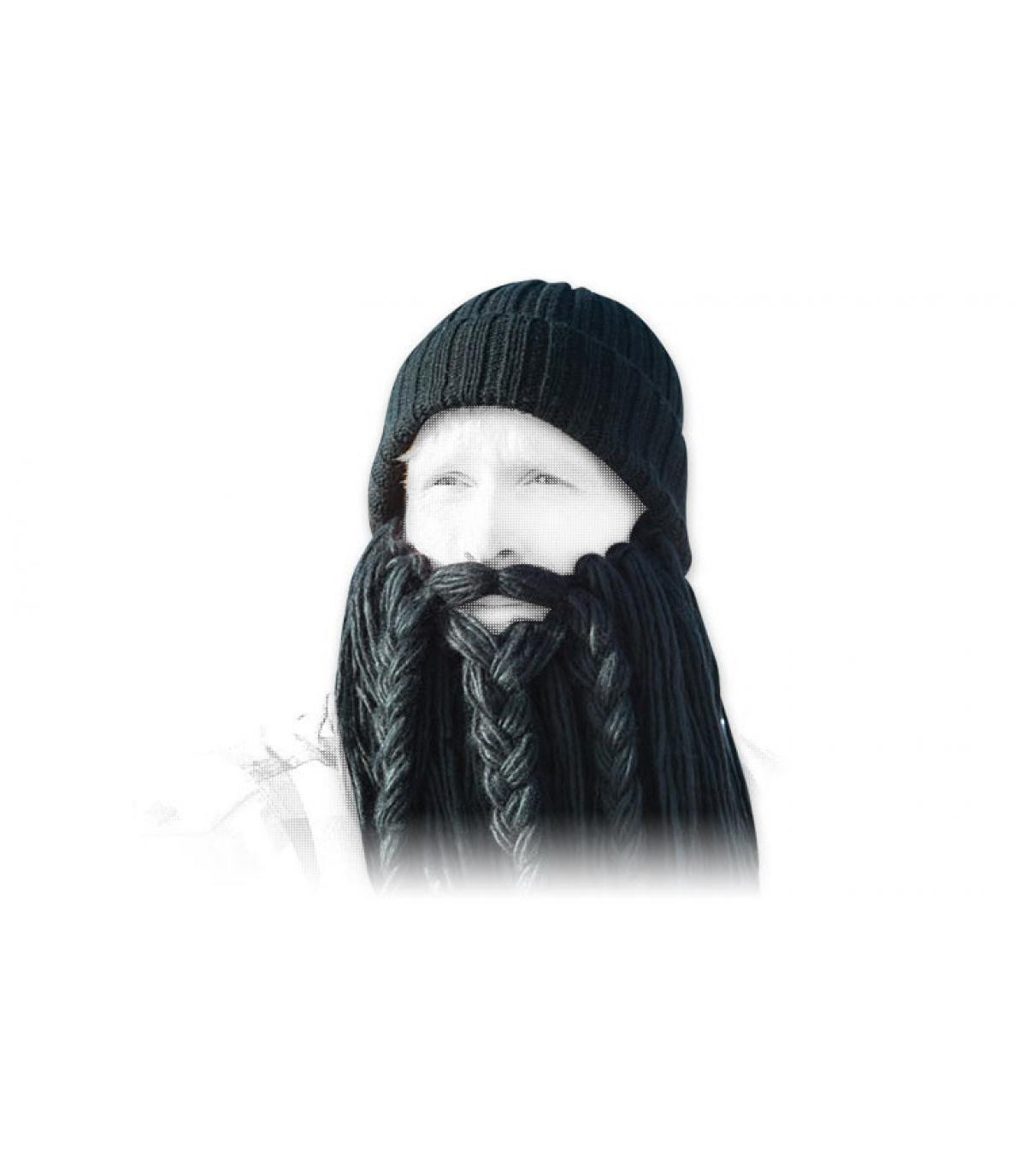 Langer schwarzer Wikinger Bart Long black beard Viking Langer schwarzer Wikinger Bart Long black beard Viking